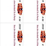 Football Party Invitations Blank
