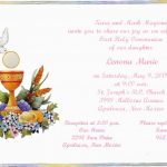 Blank Invitation Templates For Communion