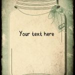 Mason Jar Invitations Templates Blank