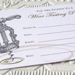 Blank Wine Tasting Invitation