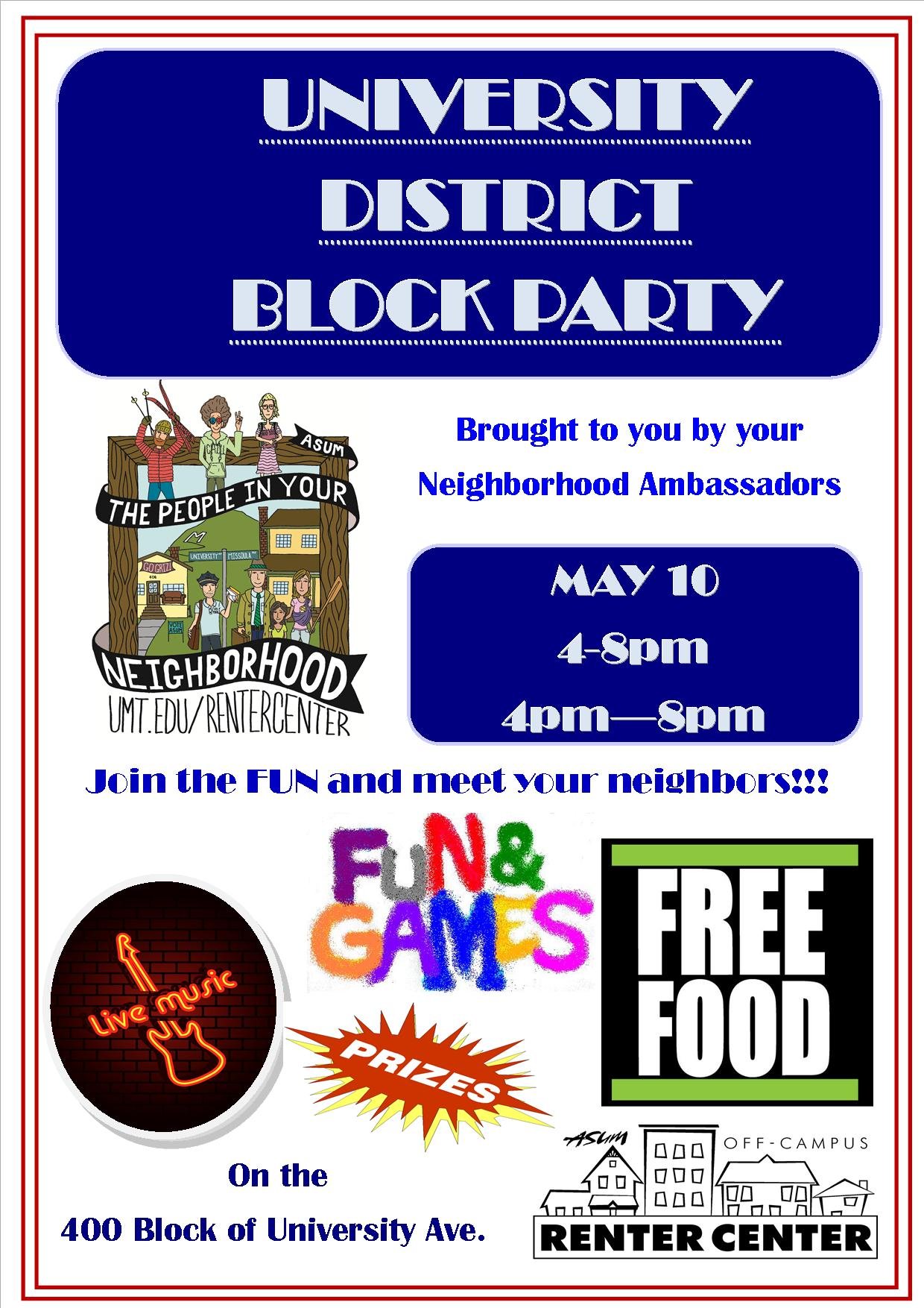 Block Party Invitation Templates