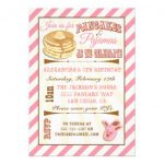 Breakfast Birthday Party Invitations