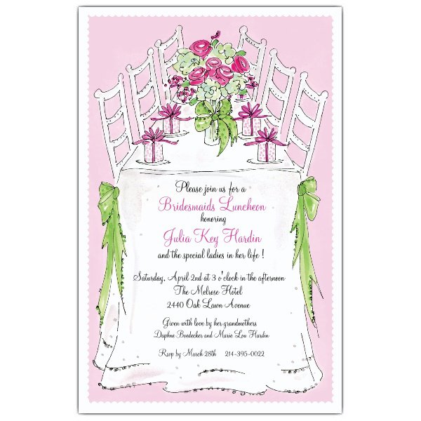 Bridal Luncheon Invitations Printable Invitation Design Blog