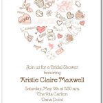 Bridal Shower Invitations With Hearts
