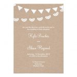 Brown Kraft Paper Invitations