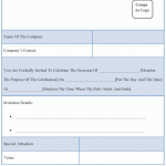 Business Anniversary Invitation Templates