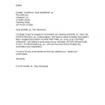 Business Meeting Invitation Sample