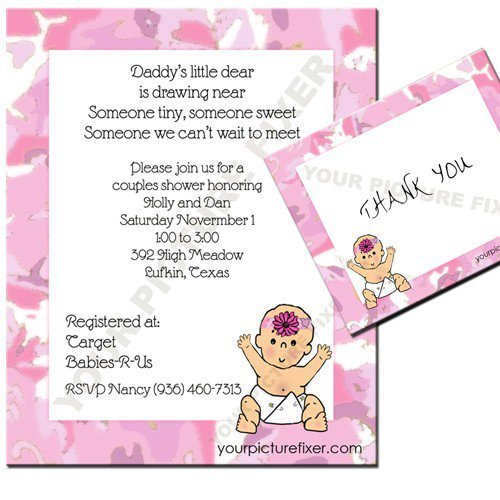 Camo First Birthday Invitations Blank