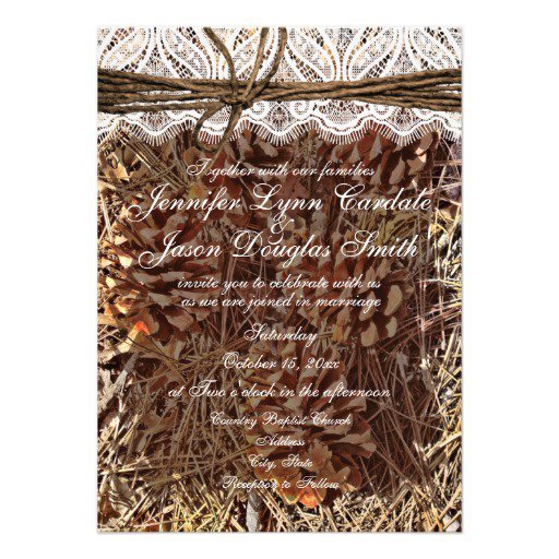 Camo Wedding Invitations To Make