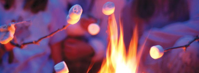 Campfire Party Invitations