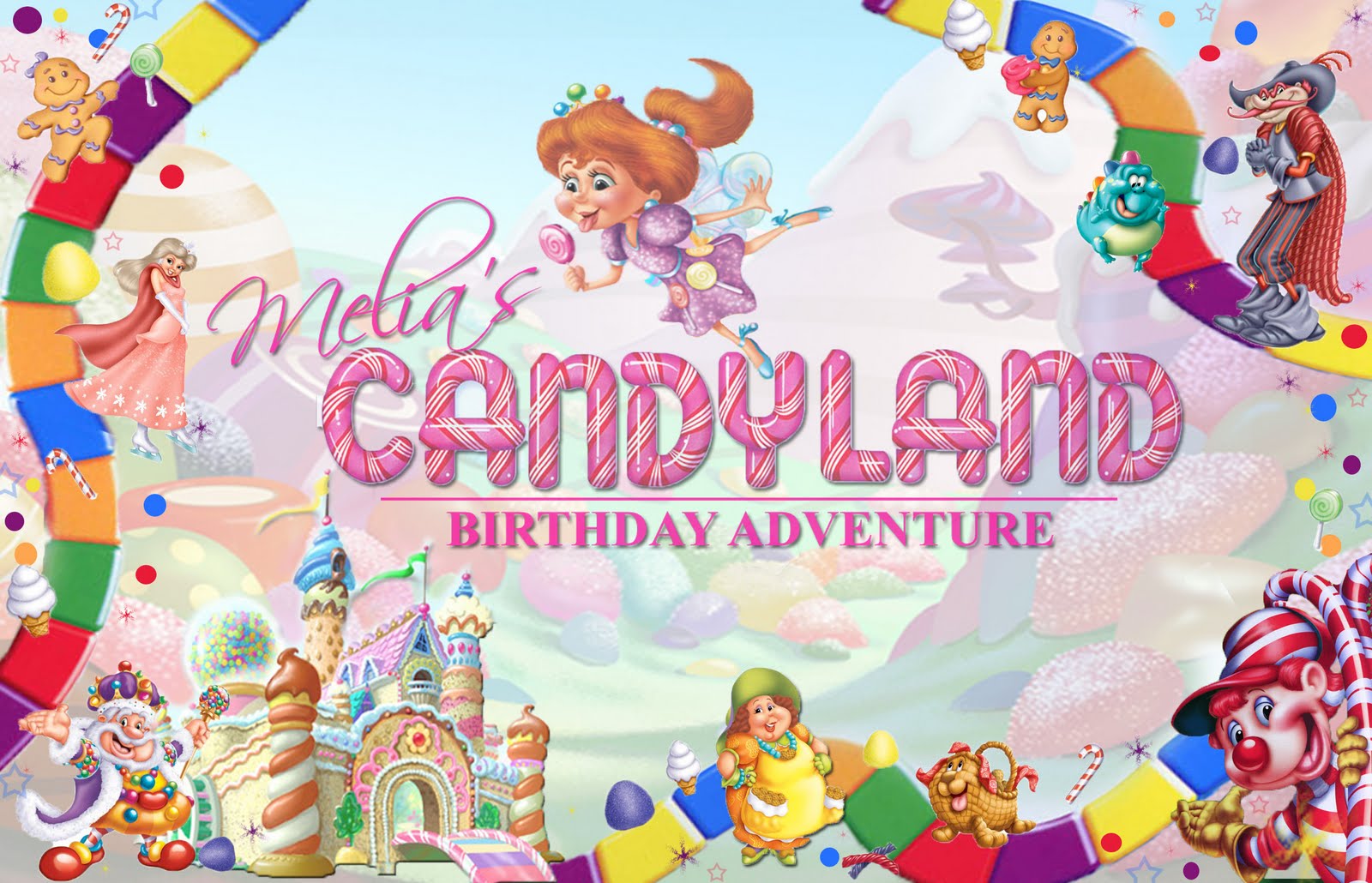 Candyland Invitation Ideas Invitation Design Blog