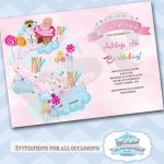 Candyland Birthday Invitations