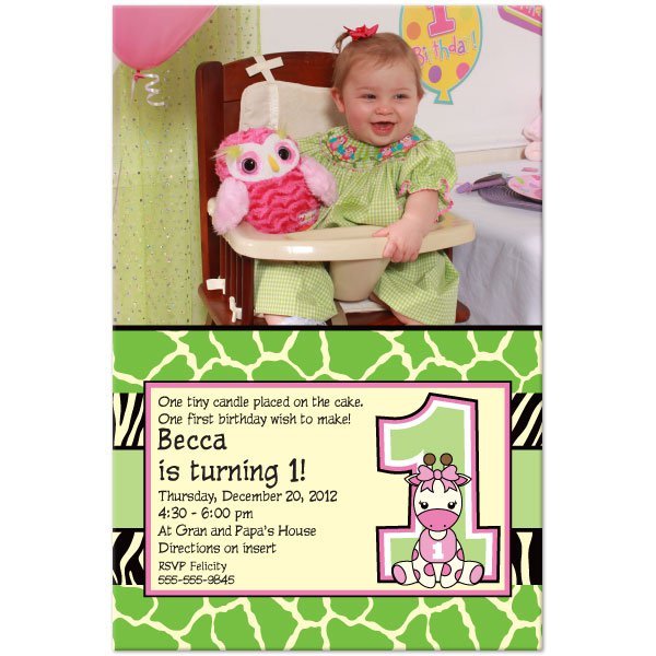 Cars 1st Birthday Personalized Invitations