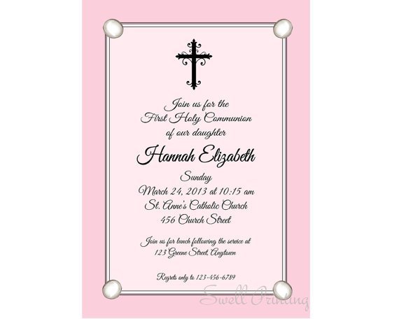 Catholic Confirmation Invitations