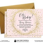 Baby Sprinkle Invitations Girl