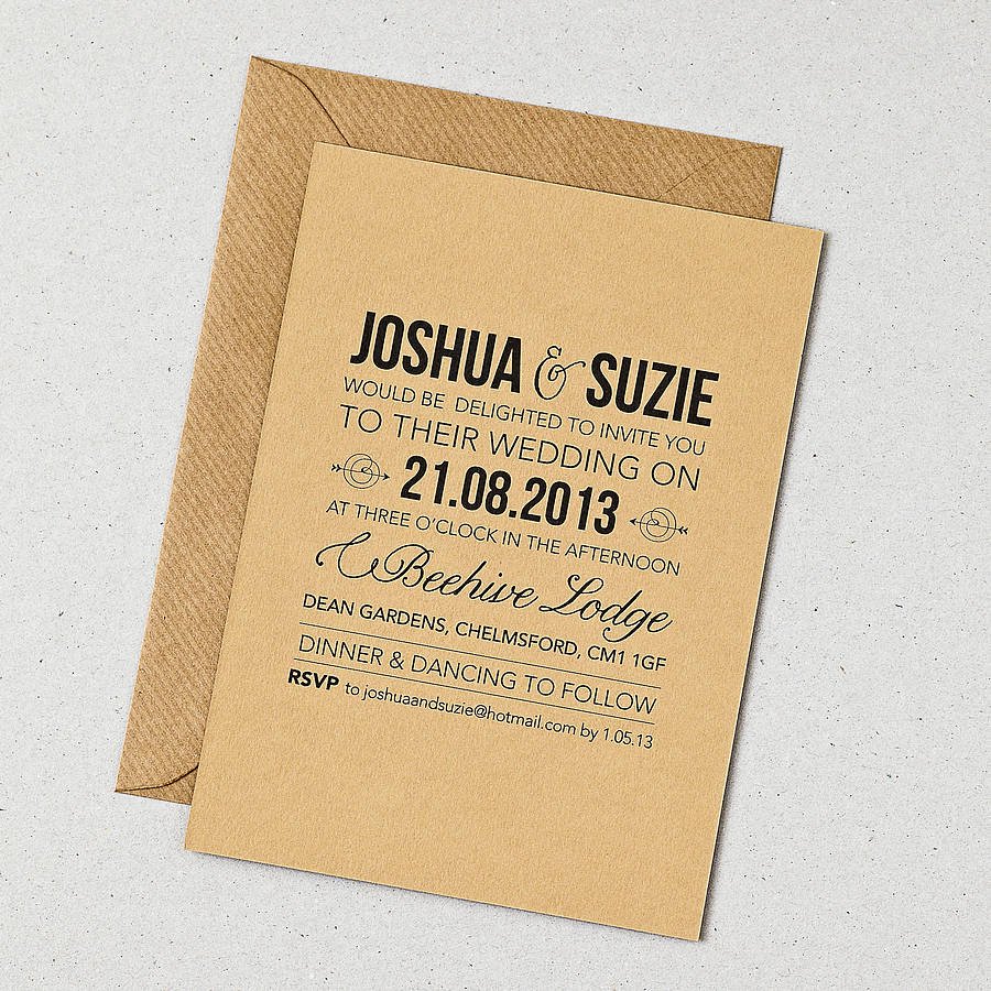 Cheap Rustic Wedding Invitations