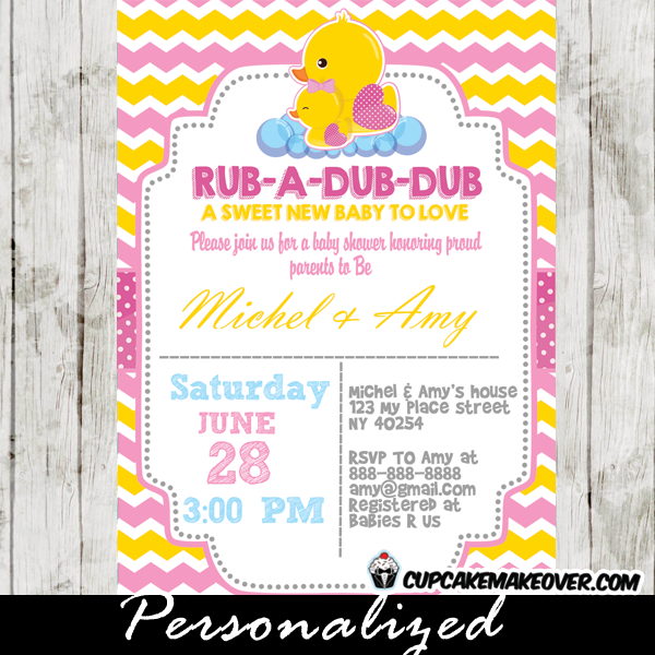 Chevron Christmas Party Invitations