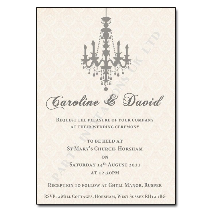 Christmas Champagne Elegant Wedding Invitations