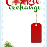 Christmas Cookies Printable Invitation Paper