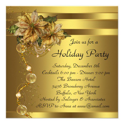 Christmas Gala Invitations