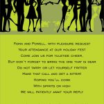 Christmas Holiday Invitation Background