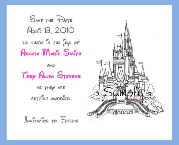 Cinderella Invitations Wedding