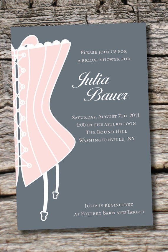 Classy Bachelorette Party Invitations
