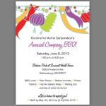 Company Bbq Invitation Wording