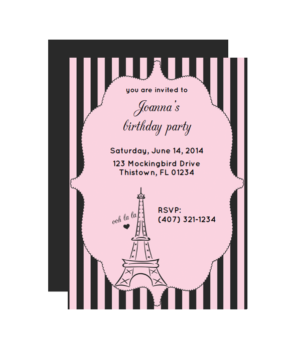 Computer Printable Bridal Shower Invitations