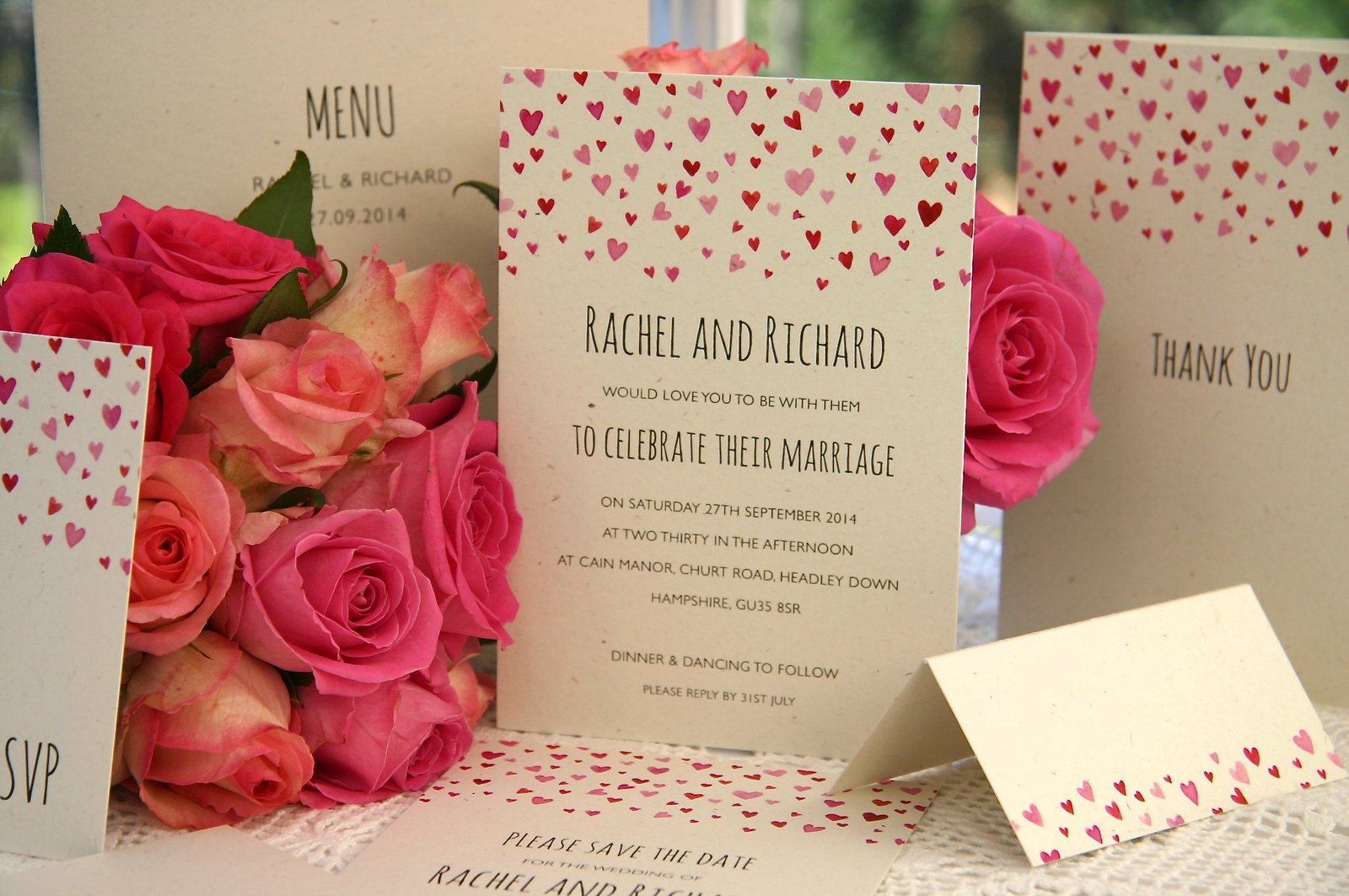 Confetti Wedding Invitations Uk