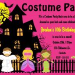 Costume Party Invitations