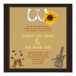 Country Western Wedding Invitation Ideas
