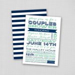 Couples Wedding Shower Invitations