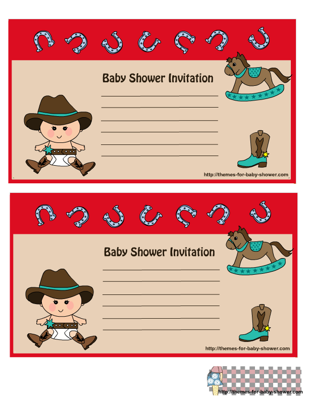 Cow Themed Baby Shower Invitations