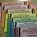 Crayola Birthday Invitations