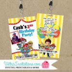Birthday Card Party Invitations