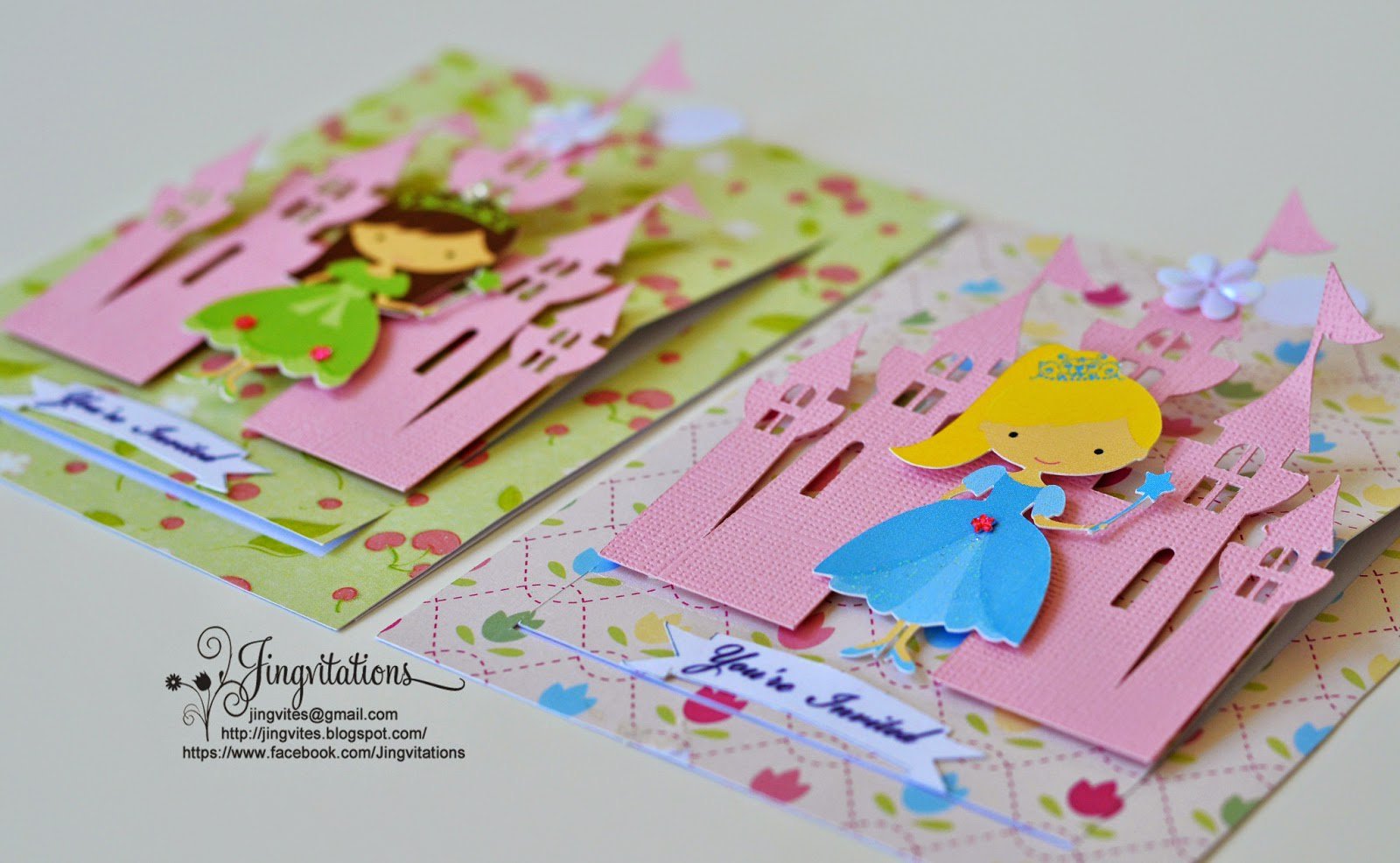 Cricut Princess Invitation