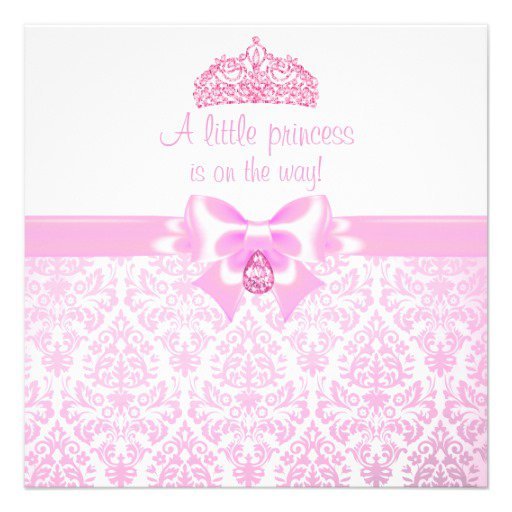 Crown Baby Shower Invitations