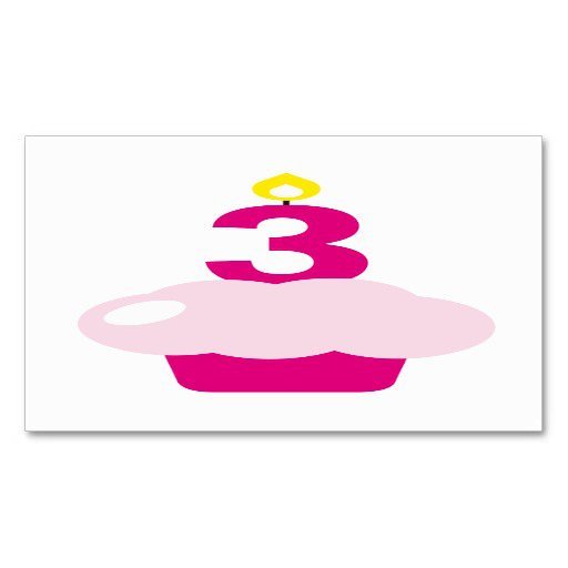 Cupcake Birthday Card Template