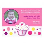 Personalized Cupcake Birthday Invitations