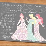 Custom Made Disney Princess Invitations