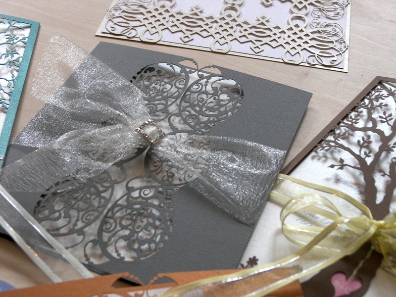 Custom Laser-cut Wedding Invitations