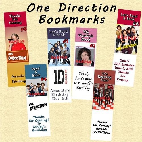 Custom One Direction Birthday Invitations