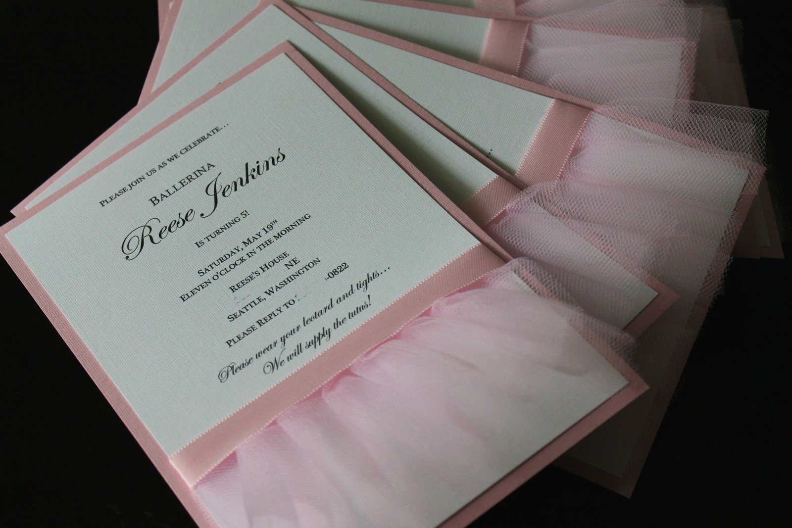 Custom Princess Invitations