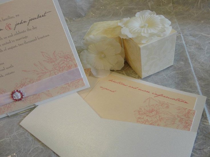 Customizable Pocket Wedding Invitations