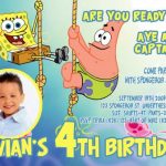 Spongebob Invitations Customizable