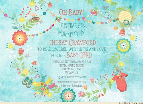 Cute Baby Shower Invitations