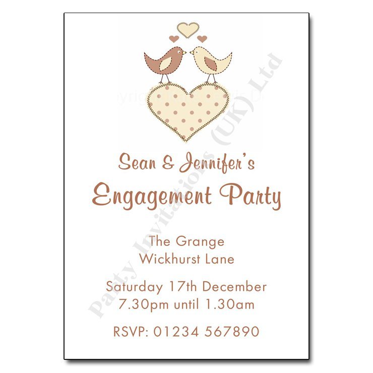 Cute Engagement Party Invitation Wording