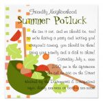 Funny Potluck Invitation Wording
