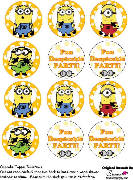 Despicable Me 2 Birthday Invitations Printable